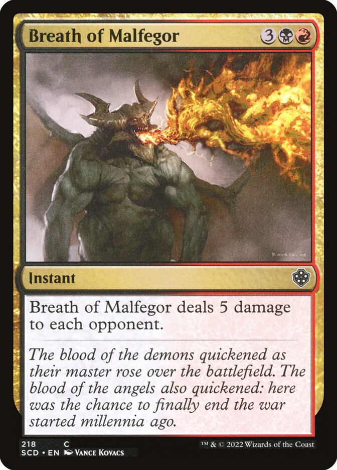 Bafo de Malfegor / Breath of Malfegor - Magic: The Gathering - MoxLand