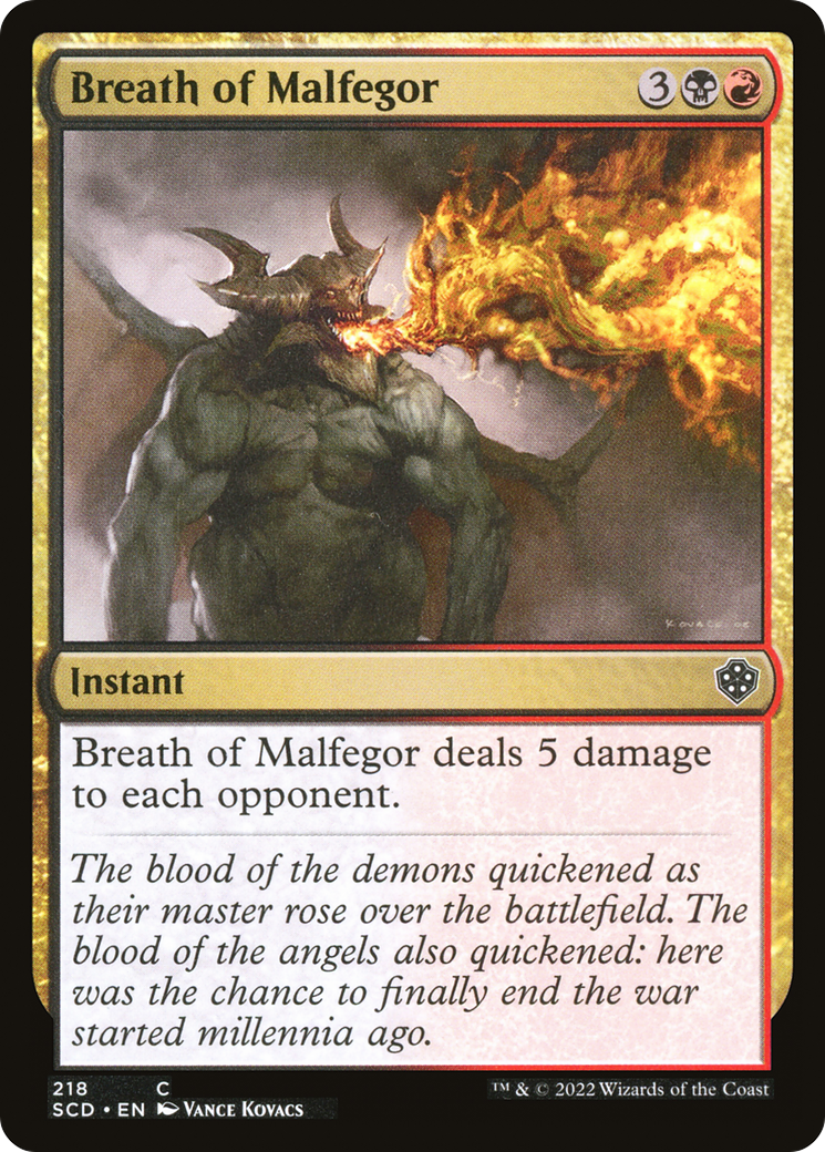 Bafo de Malfegor / Breath of Malfegor - Magic: The Gathering - MoxLand