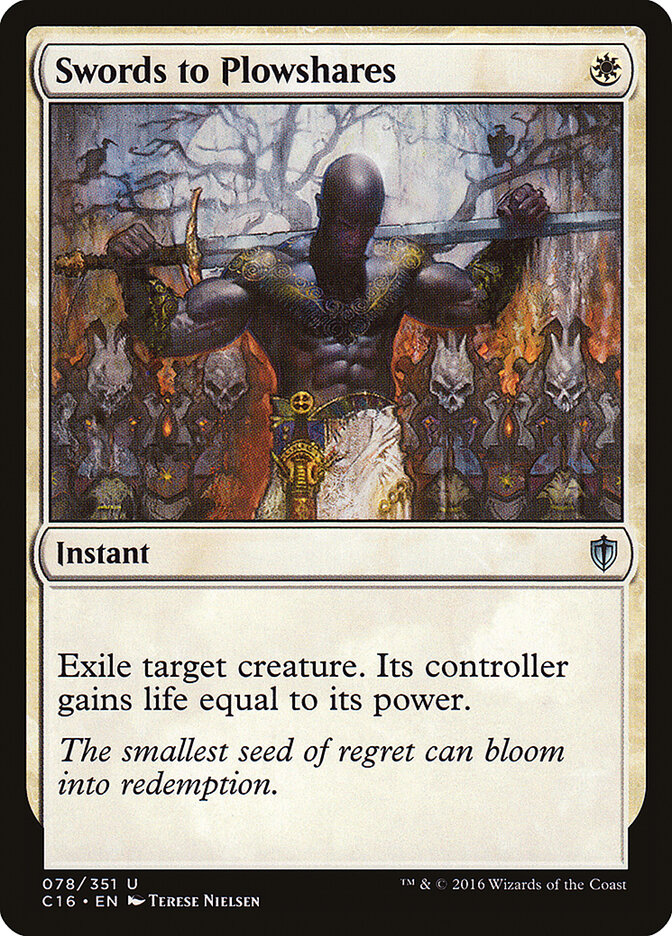 Espadas em Arados / Swords to Plowshares - Magic: The Gathering - MoxLand
