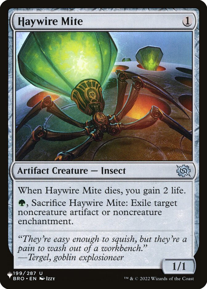 Ácaro do Curto-circuito / Haywire Mite - Magic: The Gathering - MoxLand