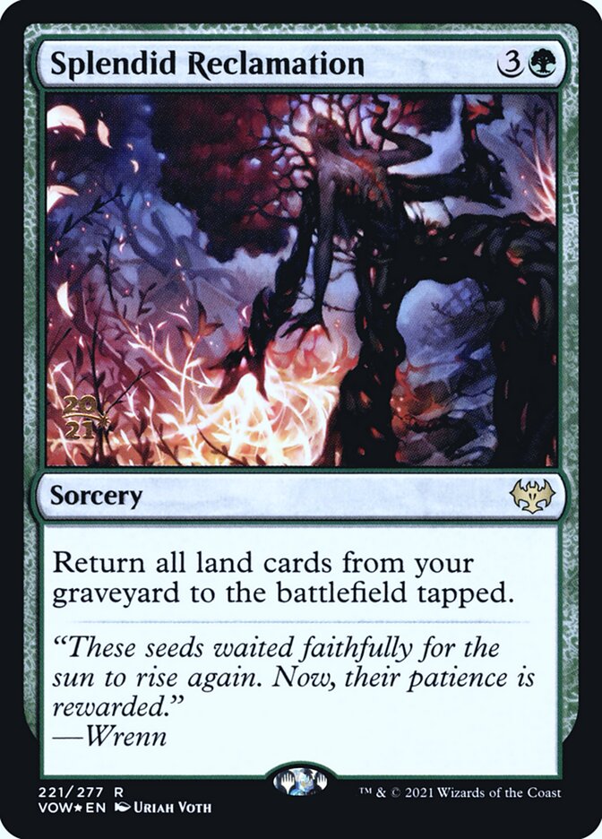 Reivindicação Esplêndida / Splendid Reclamation - Magic: The Gathering - MoxLand