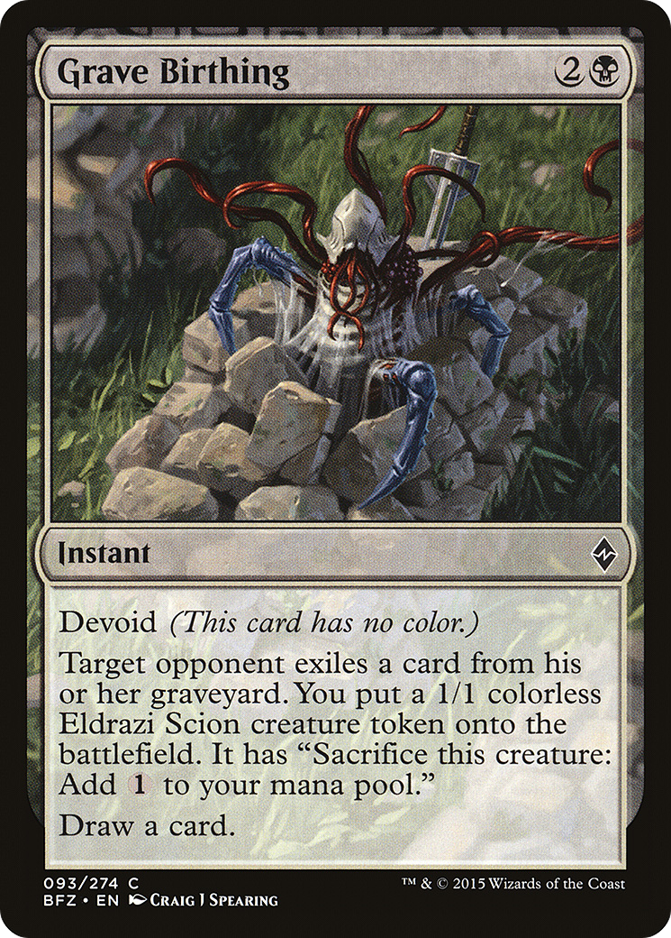 Nascimento Tumular / Grave Birthing - Magic: The Gathering - MoxLand