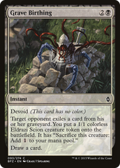 Nascimento Tumular / Grave Birthing - Magic: The Gathering - MoxLand