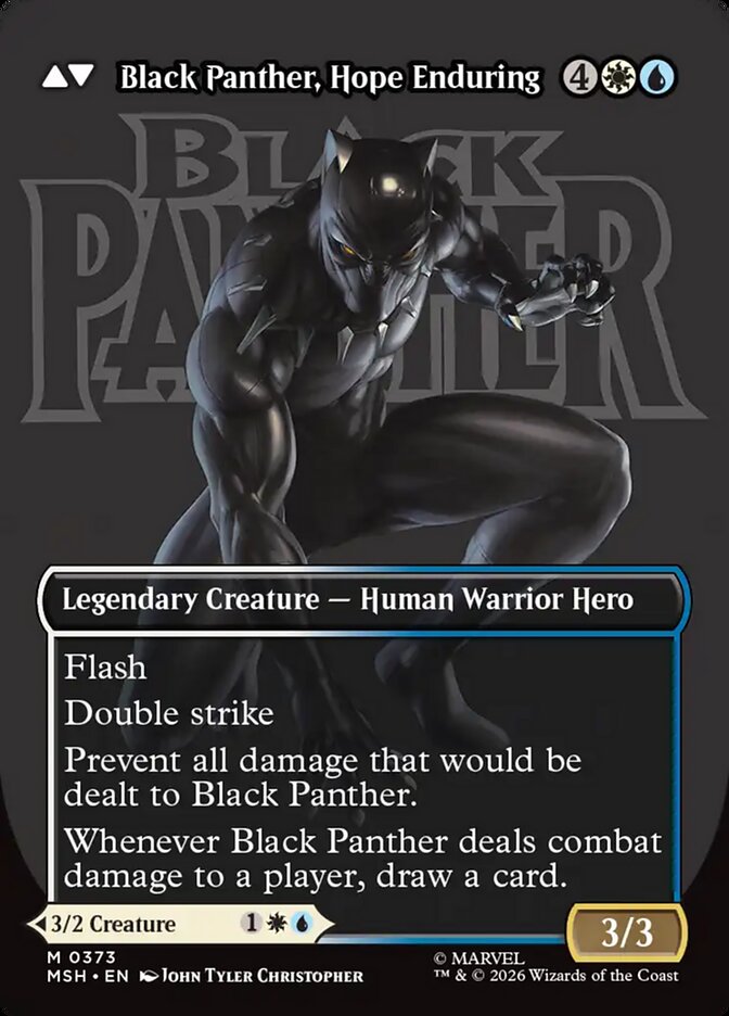 King T'Challa / Black Panther, Hope Enduring - Magic: The Gathering - MoxLand