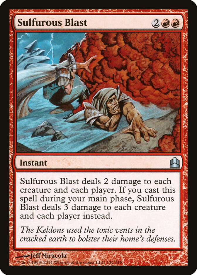 Explosão Sulfurosa / Sulfurous Blast - Magic: The Gathering - MoxLand