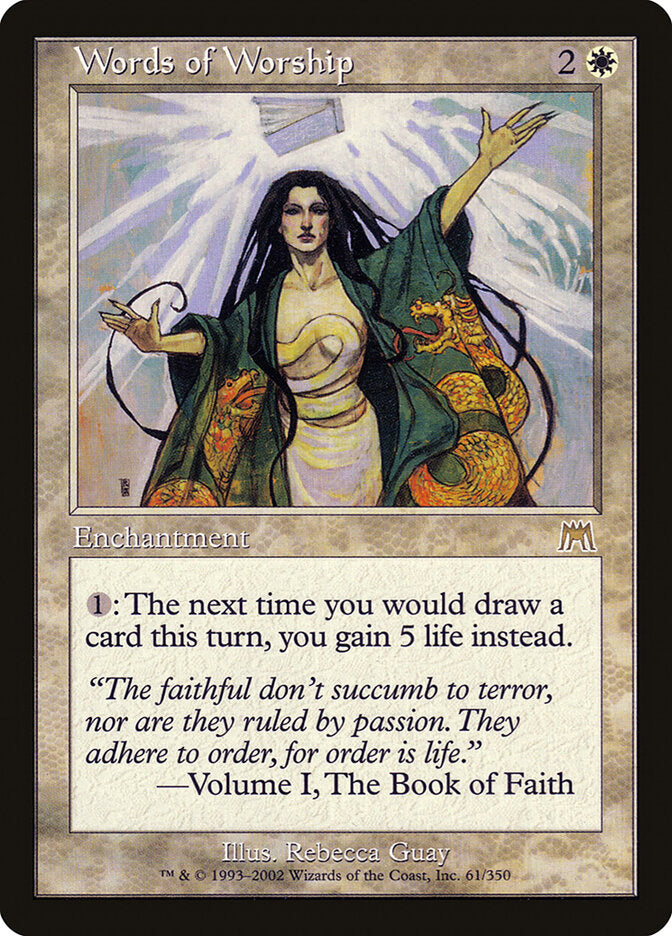 Palavras de Adoração / Words of Worship - Magic: The Gathering - MoxLand
