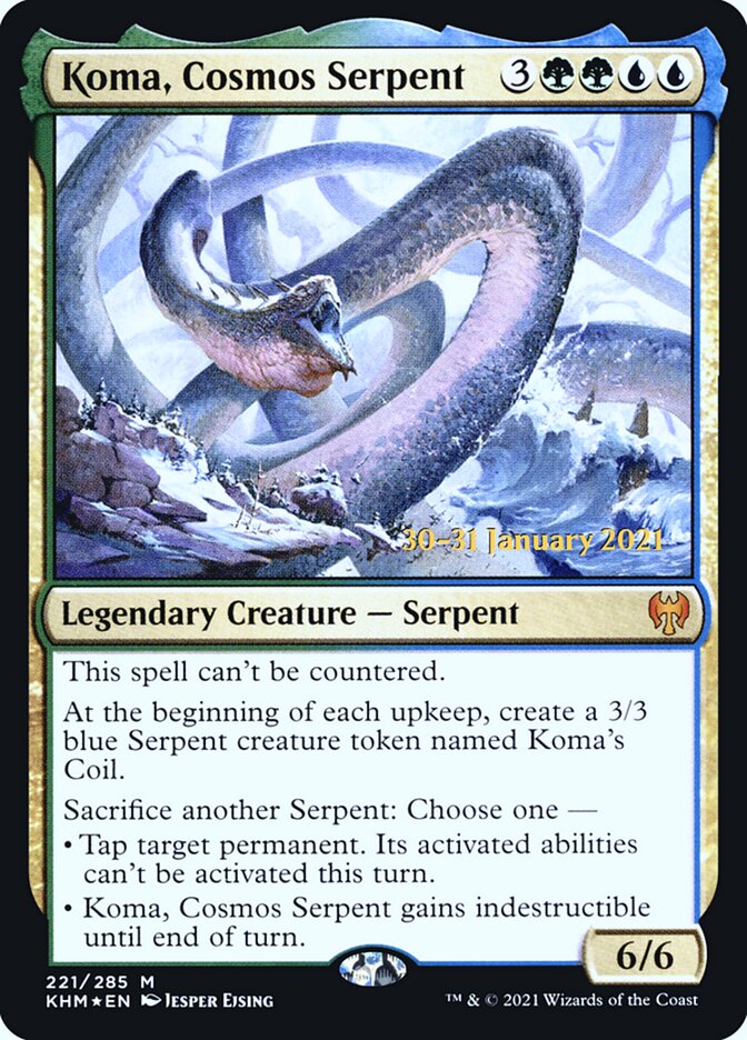 Koma, Serpente Cósmica / Koma, Cosmos Serpent - Magic: The Gathering - MoxLand