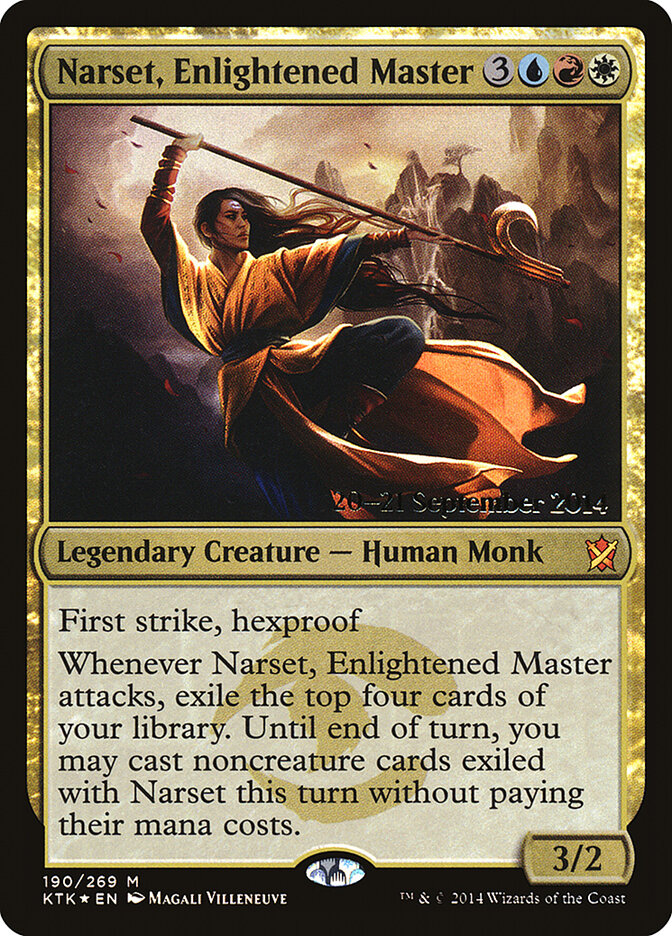 Narset, Mestra Iluminada / Narset, Enlightened Master - Magic: The Gathering - MoxLand