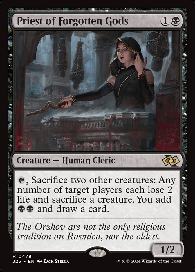 Sacerdotisa dos Deuses Esquecidos / Priest of Forgotten Gods - Magic: The Gathering - MoxLand