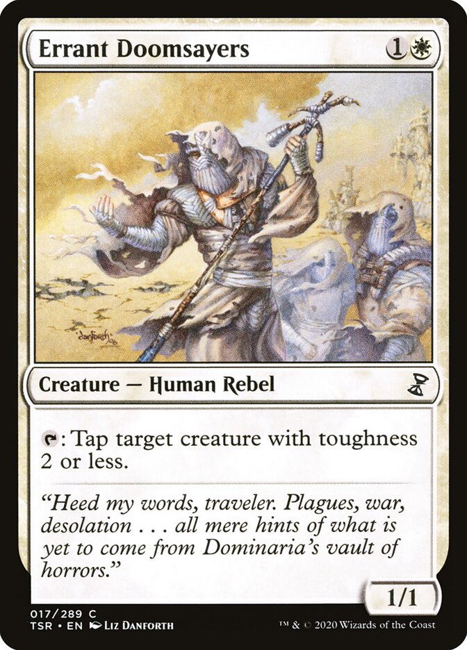 Áugure do Infortúnio Errante / Errant Doomsayers - Magic: The Gathering - MoxLand