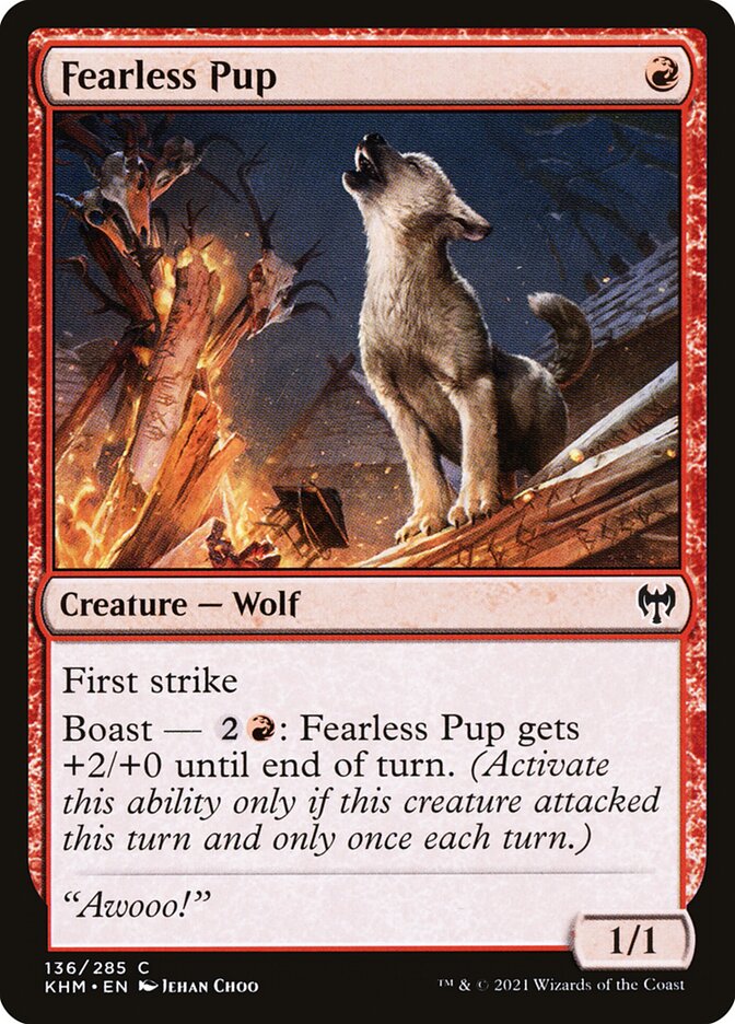 Filhote Destemido / Fearless Pup - Magic: The Gathering - MoxLand
