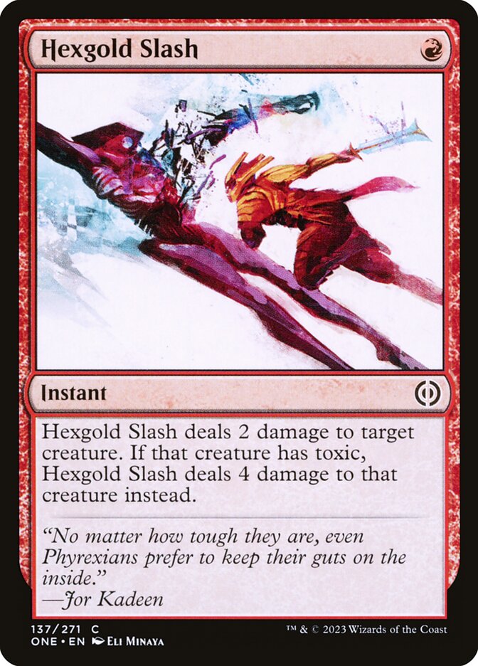 Talho de Hexouro / Hexgold Slash - Magic: The Gathering - MoxLand