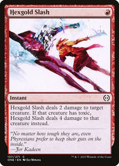 Talho de Hexouro / Hexgold Slash - Magic: The Gathering - MoxLand