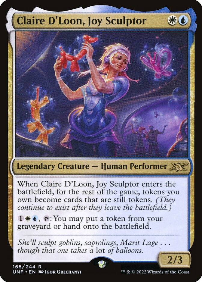 Claire D'Loon, Joy Sculptor - Magic: The Gathering - MoxLand