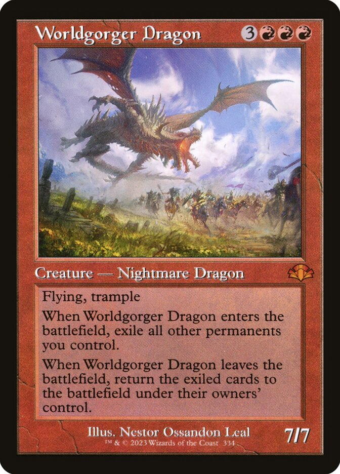 Dragão Engole-mundos / Worldgorger Dragon - Magic: The Gathering - MoxLand