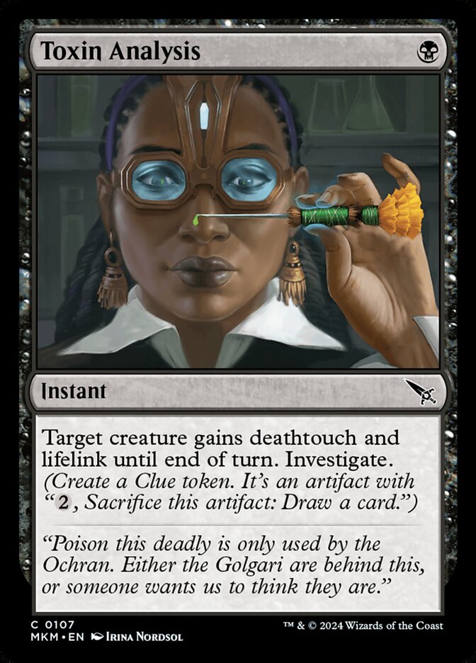 Análise de Toxinas / Toxin Analysis - Magic: The Gathering - MoxLand