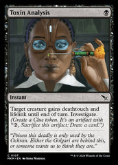 Análise de Toxinas / Toxin Analysis - Magic: The Gathering - MoxLand