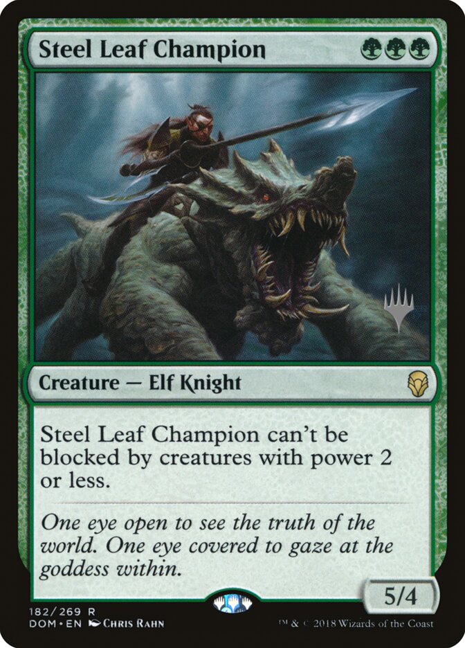 Campeão da Lâmina de Aço / Steel Leaf Champion - Magic: The Gathering - MoxLand