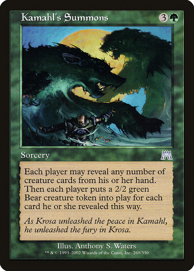 Invocações de Kamahl / Kamahl's Summons - Magic: The Gathering - MoxLand