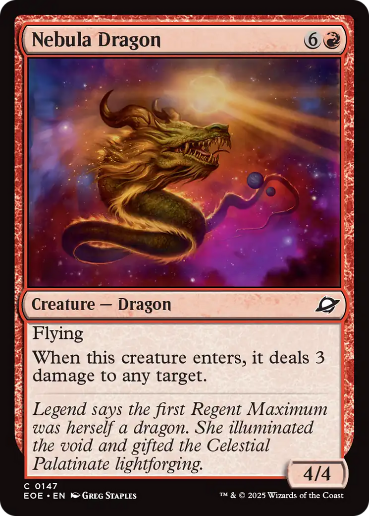 Dragão da Nebulosa / Nebula Dragon - Magic: The Gathering - MoxLand