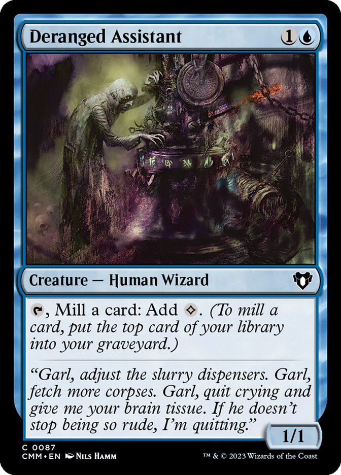 Assistente Insano / Deranged Assistant - Magic: The Gathering - MoxLand