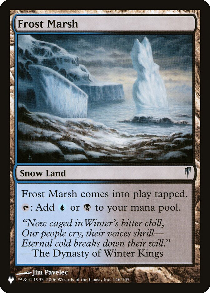 Pântano do Gelo / Frost Marsh - Magic: The Gathering - MoxLand