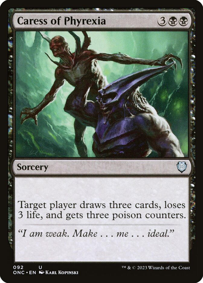 Carícia de Phyrexia / Caress of Phyrexia - Magic: The Gathering - MoxLand