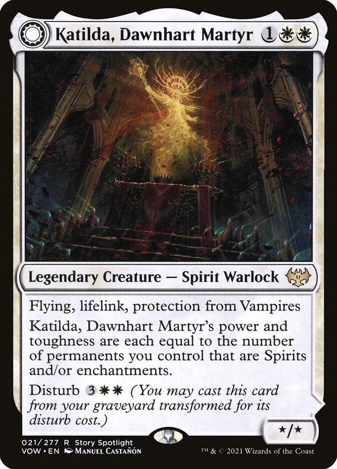 Katilda, Mártir Cervo da Aurora / Katilda, Dawnhart Martyr - Magic: The Gathering - MoxLand