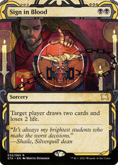 Assinar com Sangue / Sign in Blood - Magic: The Gathering - MoxLand