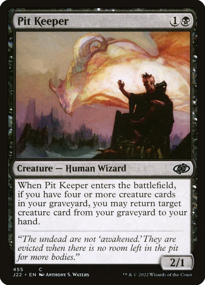 Guardião de Sepultura / Pit Keeper - Magic: The Gathering - MoxLand
