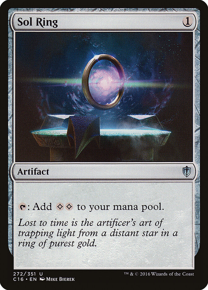 Anel Solar / Sol Ring - Magic: The Gathering - MoxLand