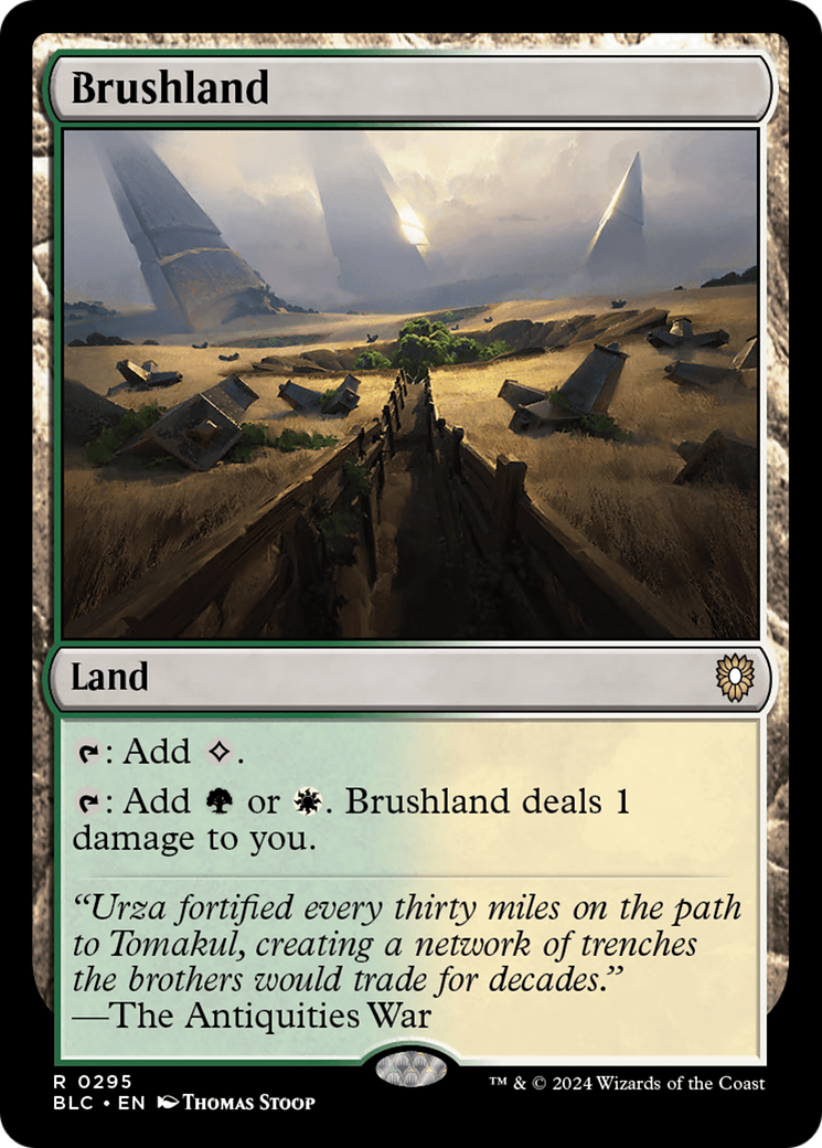Macegal / Brushland - Magic: The Gathering - MoxLand