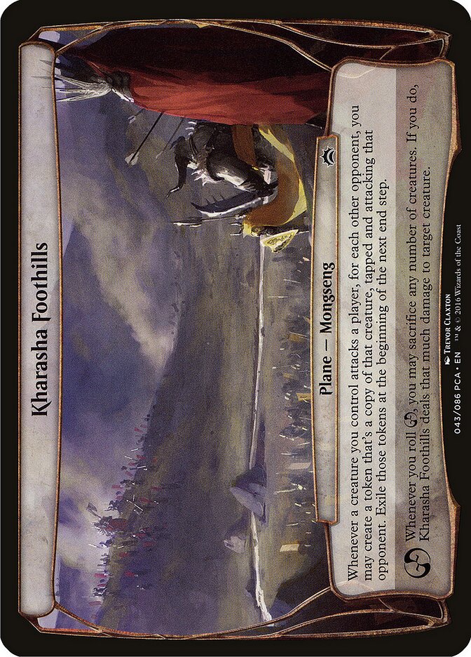 Montes de Kharasha / Kharasha Foothills - Magic: The Gathering - MoxLand