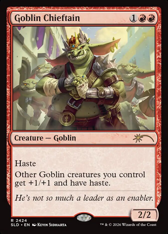 Chefe Goblin / Goblin Chieftain - Magic: The Gathering - MoxLand