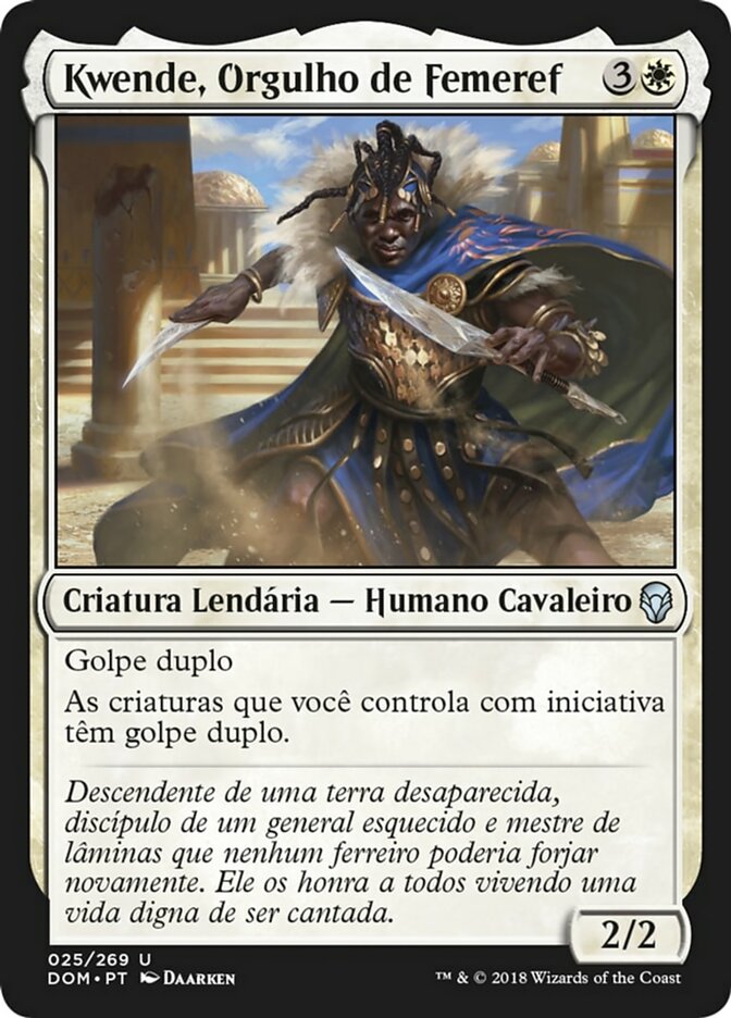 Kwende, Orgulho de Femeref / Kwende, Pride of Femeref - Magic: The Gathering - MoxLand