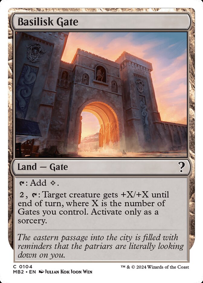 Portão do Basilisco / Basilisk Gate - Magic: The Gathering - MoxLand