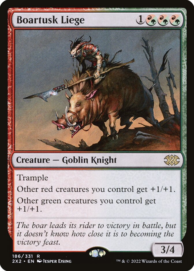 Soberano Dente-de-Javali / Boartusk Liege - Magic: The Gathering - MoxLand
