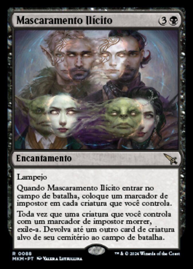 Mascaramento Ilícito / Illicit Masquerade - Magic: The Gathering - MoxLand