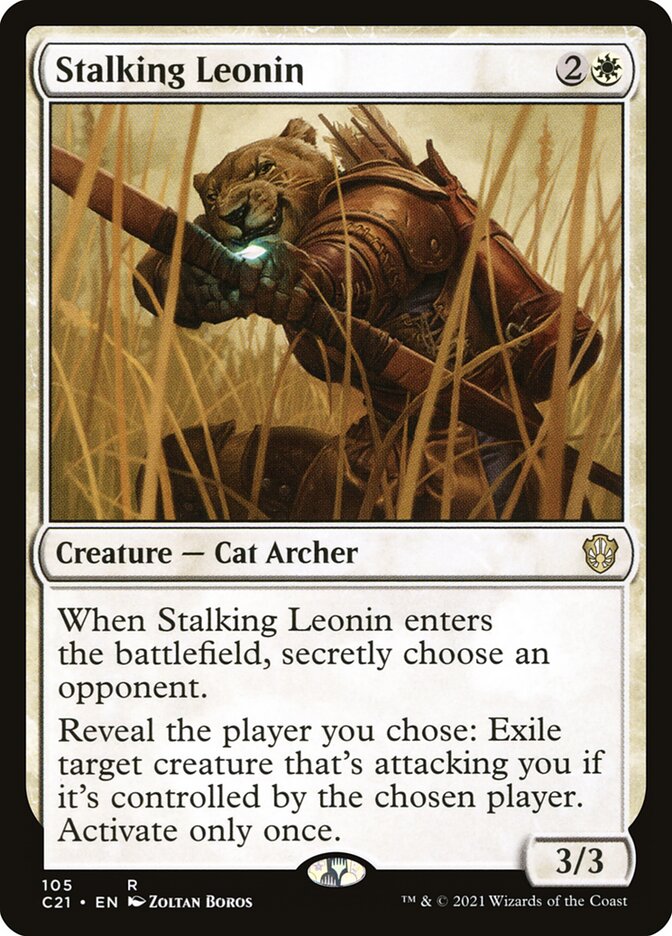 Leonina à Espreita / Stalking Leonin - Magic: The Gathering - MoxLand
