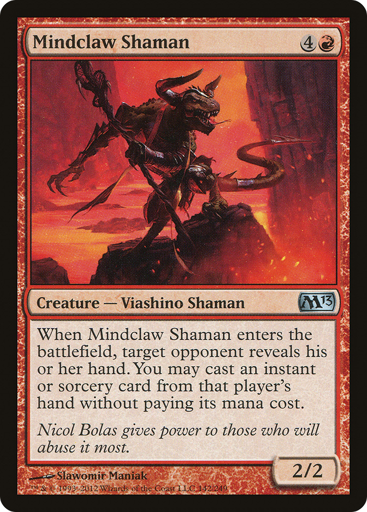 Xamã da Garra Mental / Mindclaw Shaman - Magic: The Gathering - MoxLand