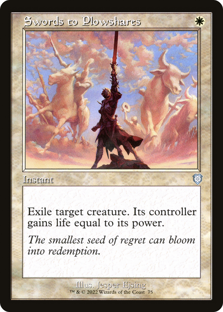 Espadas em Arados / Swords to Plowshares - Magic: The Gathering - MoxLand