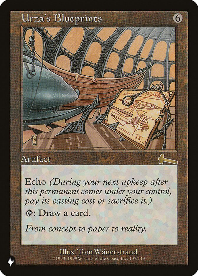 Projetos de Urza / Urza's Blueprints - Magic: The Gathering - MoxLand