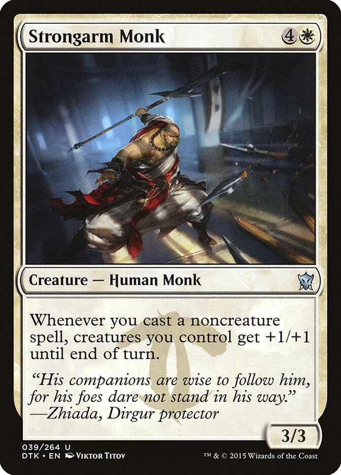 Monge Braço-forte / Strongarm Monk - Magic: The Gathering - MoxLand
