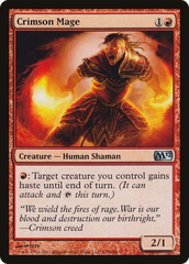 Mago Escarlate / Crimson Mage - Magic: The Gathering - MoxLand
