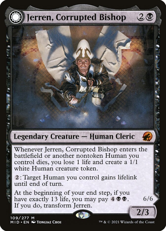 Jerren, Bispo Corrompido / Jerren, Corrupted Bishop - Magic: The Gathering - MoxLand