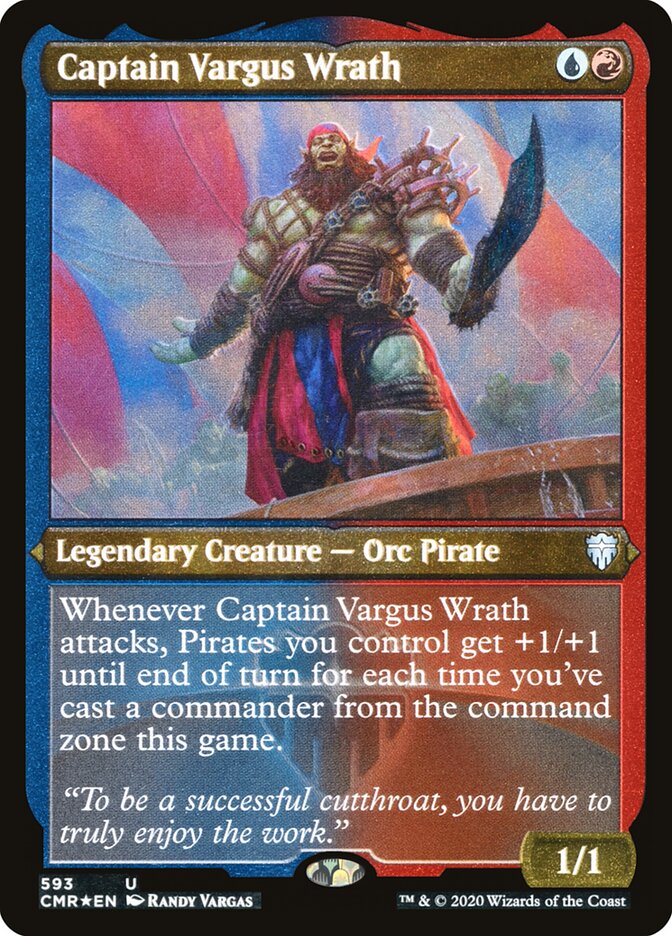 Capitão Vargus Ira / Captain Vargus Wrath - Magic: The Gathering - MoxLand