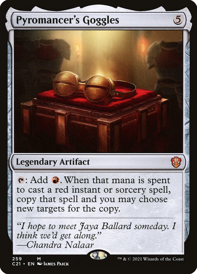 Óculos da Piromante / Pyromancer's Goggles - Magic: The Gathering - MoxLand