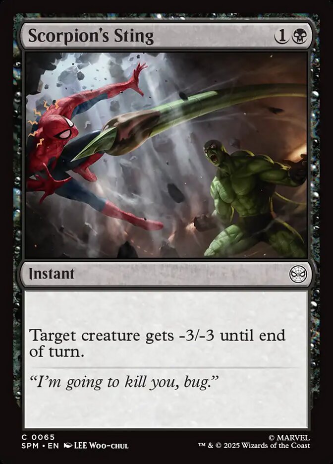 Ferroada do Escorpiao / Scorpion's Sting - Magic: The Gathering - MoxLand