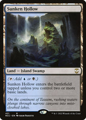 Vale Afundado / Sunken Hollow - Magic: The Gathering - MoxLand