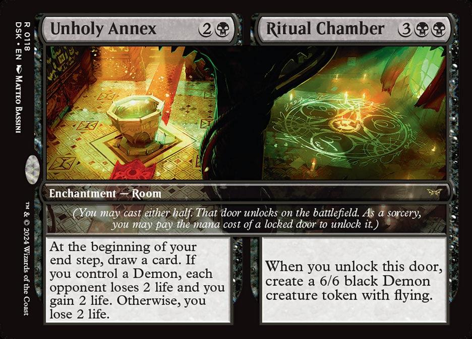 Anexo Profano / Câmara Ritualística / Unholy Annex / Ritual Chamber - Magic: The Gathering - MoxLand